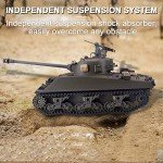 MAYS 1/16 RC WWII Sherman Tank with Lights & Sounds