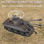 MAYS 1/16 RC WWII Sherman Tank with Lights & Sounds