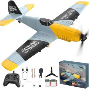 Toileum 3-Channel RC Airplane with Gyro Stabilizer