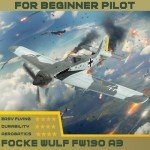 FW190 4 Channel RC Plane with Stabilization & Tricks