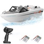 Hitish RC Racing Boat with 2 Batteries