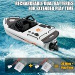 Hitish RC Racing Boat with 2 Batteries