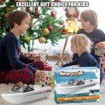 Hitish RC Racing Boat with 2 Batteries