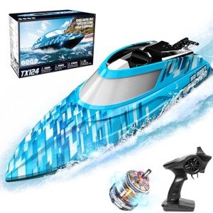 BEZGAR Fast Brushless RC Boat for Kids & Adults