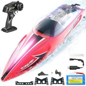 BEZGAR 14" Fast RC Boat for Kids & Adults