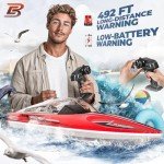 BEZGAR 14" Fast RC Boat for Kids & Adults