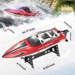 BEZGAR 14" Fast RC Boat for Kids & Adults