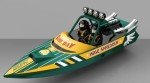 DEERC Fast Brushless RC Racing Boat with LED