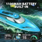 BEZGAR Waterproof RC Speed Boat for Kids & Adults