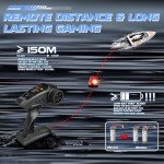 Levhorzn High-Speed RC Boat, 34+ MPH Racing