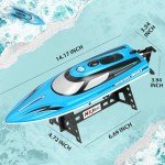 BEZGAR Waterproof RC Speed Boat for Kids & Adults