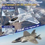 DEERC F35 Brushless RC Fighter Jet Plane