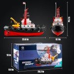 Remote Control Fire Rescue Boat with Spray