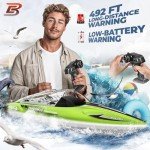 BEZGAR 14" Fast Waterproof Remote Control Boat