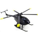 Matte Black MD500 C189 RC Helicopter with Dual Batteries