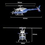Blue Bell 206 RC Helicopter with 2 Batteries