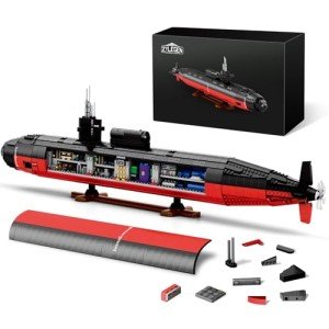 ZYLEGEN Military Submarine Building Block Set 2988Pcs
