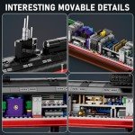 ZYLEGEN Military Submarine Building Block Set 2988Pcs