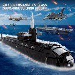 ZYLEGEN Military Submarine Building Block Set 2988Pcs