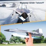 DEERC 4-Channel Aerobatic RC Plane with Twin Fans