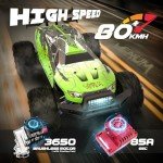 Hosim VENUM Mini 1:8 RC Cars for Adults Fast 80+KMH, Remote Control Truck 4X4 All Terrains Waterproof 2.4GHZ Off Road Hobby Grade Large High Speed RC Monster Truck with 3S Battery