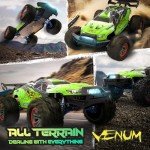 Hosim VENUM Mini 1:8 RC Cars for Adults Fast 80+KMH, Remote Control Truck 4X4 All Terrains Waterproof 2.4GHZ Off Road Hobby Grade Large High Speed RC Monster Truck with 3S Battery