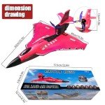 Rumdout RC Plane for Water Land & Air, Amphibious Tri-Phibian Aircraft, 6CH brushless Powered RC Airplane That can Fly Against The Wind, 2.4GHz RTF Airplane (Black)