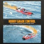 VOLANTEXRC Brushless RC Boats for Adults, 35+MPH Fast Remote Control Boat for Lakes, Full Proportional Boat High Speed RC Boat for Adults (79706)