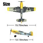 RC Airplanes Remote Control Glider Fighter Hobby 2.4G 4 Channel RC Plane Drones Foam Aircraft Toys for Boy Kids Children Gift BF109