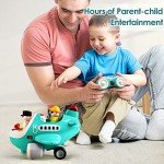 iPlay, iLearn Baby Airplane Toys, Cool Remote Control Plane Toy for Toddlers 2-3, Infant Music RC Helicopter W/Light Sound, Easy Fun Birthday Gift for 18 24 Month 2 3 4 Year Old Boy Girl Kids Children