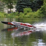 Pro Boat RC Blackjack 42" 8S Brushless Catamaran RTR Battery and Charger Not Included Black/Orange PRB08043T1