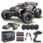 X-TMAGA 1:14 Scale All Terrain RC Cars for Adults & Boys (14323), Max Fast 40+ KPH, 4WD Off-Road RC Truck for Snow & Sand & Mud, 4X4 Waterproof Remote Control Car with 2 Rechargeable Batteries