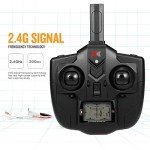 GoolRC 3CH RC Airplane Sky-King RC Plane Fighter Toys,2.4GHz 6-axis Gyro Stabilizer RTF Glider Aircraft Plane,Easy to Fly for Adults Kids Beginners Boys Blue