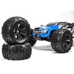 ARRMA RC Truck 1/8 KRATON 6S V5 4WD BLX Speed Monster RC Truck with Spektrum Firma RTR (Transmitter and Receiver Included, Batteries and Charger Required), Blue, ARA8608V5T2
