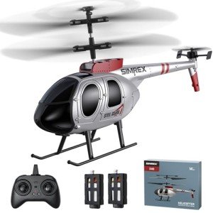 SIMREX Remote Control Helicopter for Kids, 2 Speed Mode with 20 Mins Flight, Altitude Hold, Beginner-Friendly Toy