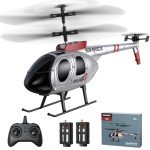 SIMREX Remote Control Helicopter for Kids, 2 Speed Mode with 20 Mins Flight, Altitude Hold, Beginner-Friendly Toy
