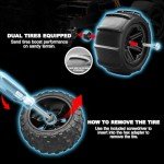 Womaqu RC Cars for Adults & Boys, 1:14 Desert 4WD Off-Road RC Truck High Speed 40 km/h, 4x4 Remote Control Car with 2 Rechargeable 1300mAh Batteries and 2 Sets of Tires