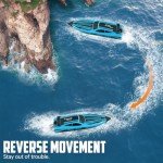 VOLANTEXRC Brushless RC Boats for Adults, 30+MPH Fast Remote Control Boat with 2 Rechargeable Batteries for Lakes, 30+ Mins Full Proportional Boat High Speed RC Boat for Adults (79705)