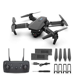 THOAML 2025 Foldable Drone with 4K Dual Camera for Adults, RC Quadcopter WiFi FPV Live Video, Altitude Hold, Headless Mode E88