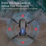 THOAML 2025 Foldable Drone with 4K Dual Camera for Adults, RC Quadcopter WiFi FPV Live Video, Altitude Hold, Headless Mode E88