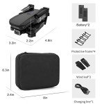 THOAML 2025 Foldable Drone with 4K Dual Camera for Adults, RC Quadcopter WiFi FPV Live Video, Altitude Hold, Headless Mode E88