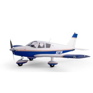 E-flite RC Airplane Cherokee 1.3M Blue BNF Basic AS3X and Safe Select EFL05450