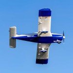 E-flite RC Airplane Cherokee 1.3M Blue BNF Basic AS3X and Safe Select EFL05450