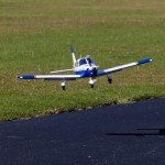 E-flite RC Airplane Cherokee 1.3M Blue BNF Basic AS3X and Safe Select EFL05450