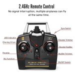 GoolRC RC Airplane, 2.4GHz 4CH Remote Control Airplane, Ready to Fly RC Plane with 6-Axis Gyro, RC Aircraft Flight Toys for Adults and Kids, Include 3 Batteries