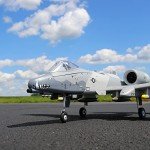 E-flite RC Airplane A-10 Thunderbolt II Twin 64mm EDF BNF Basic Transmitter Battery and Charger Not Included with AS3X and Safe Select EFL011500