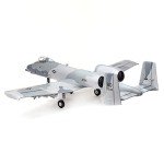 E-flite RC Airplane A-10 Thunderbolt II Twin 64mm EDF BNF Basic Transmitter Battery and Charger Not Included with AS3X and Safe Select EFL011500