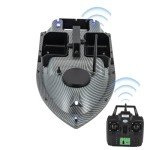 RC Bait Boat, 600m/1968ft High Speed Remote Surf Fishing Bait Boat 4.4LBS Loading Positioning Bait Boat with GPS and 2 x 5200Mah Battery for Ocean Lake Fishing, Auto Navigation, Cruise Control (Gray)