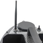 RC Bait Boat, 600m/1968ft High Speed Remote Surf Fishing Bait Boat 4.4LBS Loading Positioning Bait Boat with GPS and 2 x 5200Mah Battery for Ocean Lake Fishing, Auto Navigation, Cruise Control (Gray)