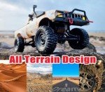 WPL C24-1 RC Rock Crawler 4x4 RC Truck Off Road 1/16 RC Crawler, Remote Control Truck Pickup RTR All Terrain 2.4 GHz with Proportional Throttle Steering Independent Suspension for Adults